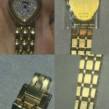 Heart-Shaped Diamond -Set Jewelry Watch