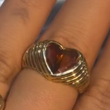Vintage Branded Ring in 18K