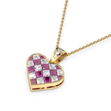Queen's Gambit Pendant - Ruby
