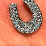 18KWG Horseshoe Pavé Pendant / PBTL 0.45ct