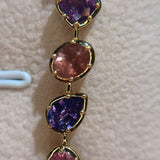 18K Candy Cascade Earrings / 6.31g, Spinel 6.10ct