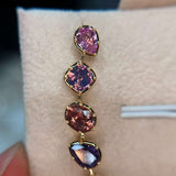 18K Candy Cascade Earrings / 6.31g, Spinel 6.10ct